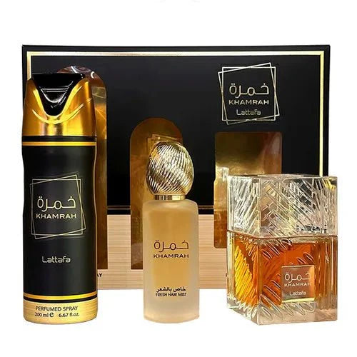 Lattafa Khamrah Estuche 3pzs - Unisex