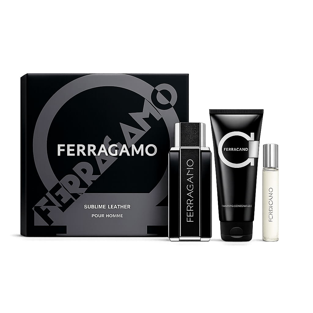 Estuche Ferragamo Sublime Leather Intense - Caballero