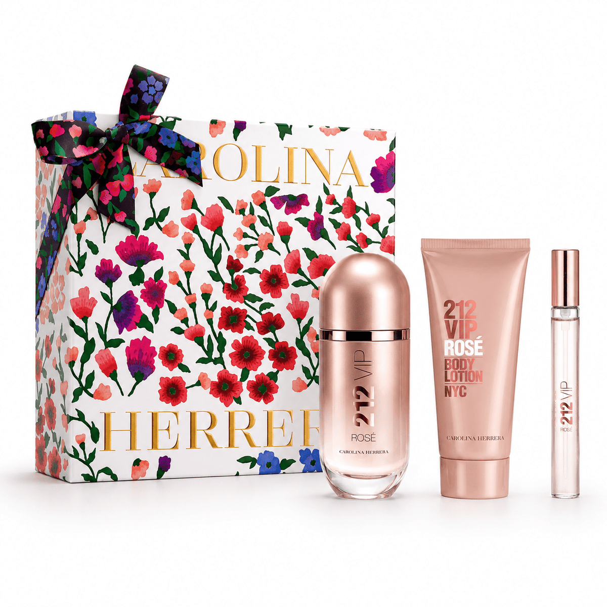 Carolina Herrera 212 VIP Rose EDP Estuche 3 pzs - Dama