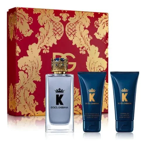 Set Dolce & Gabbana King EDT 3pz - Caballero