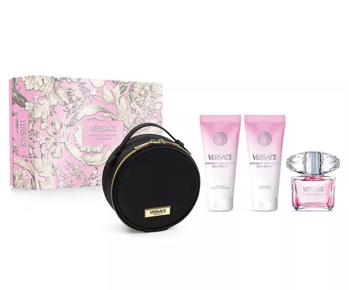 Versace Brigth Crystal Estuche 4 pzs- Dama