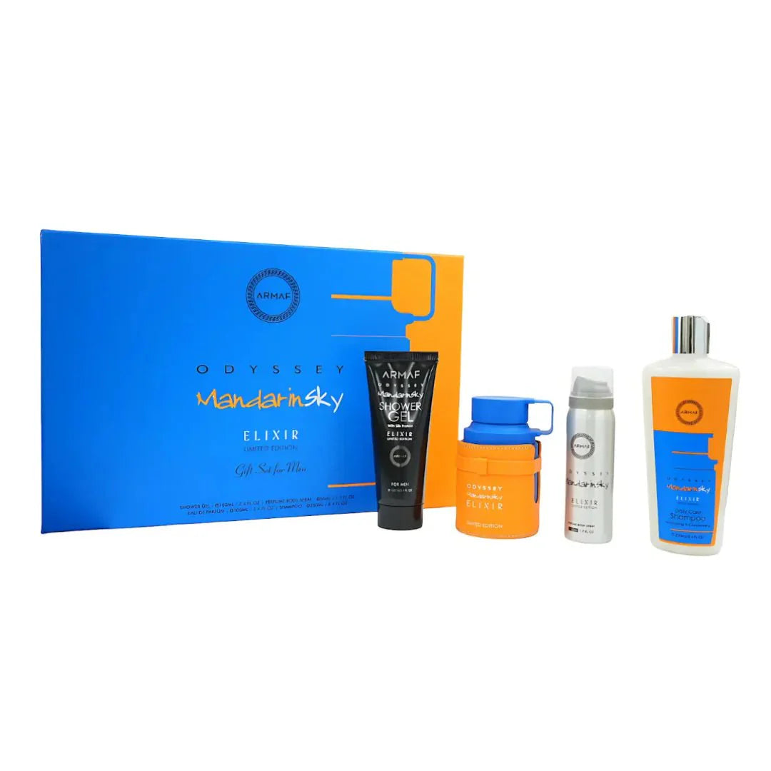 Armaf Odyssey Mandarin sky elixir Estuche 4 pzs- Caballero